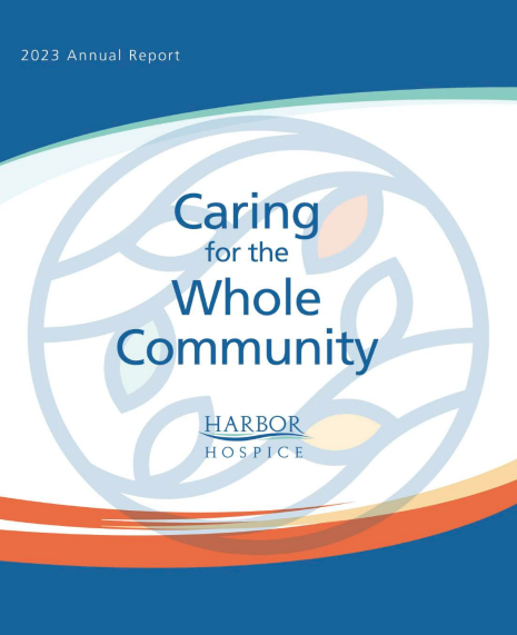 2023 Harbor Hospice Annual Report Cover